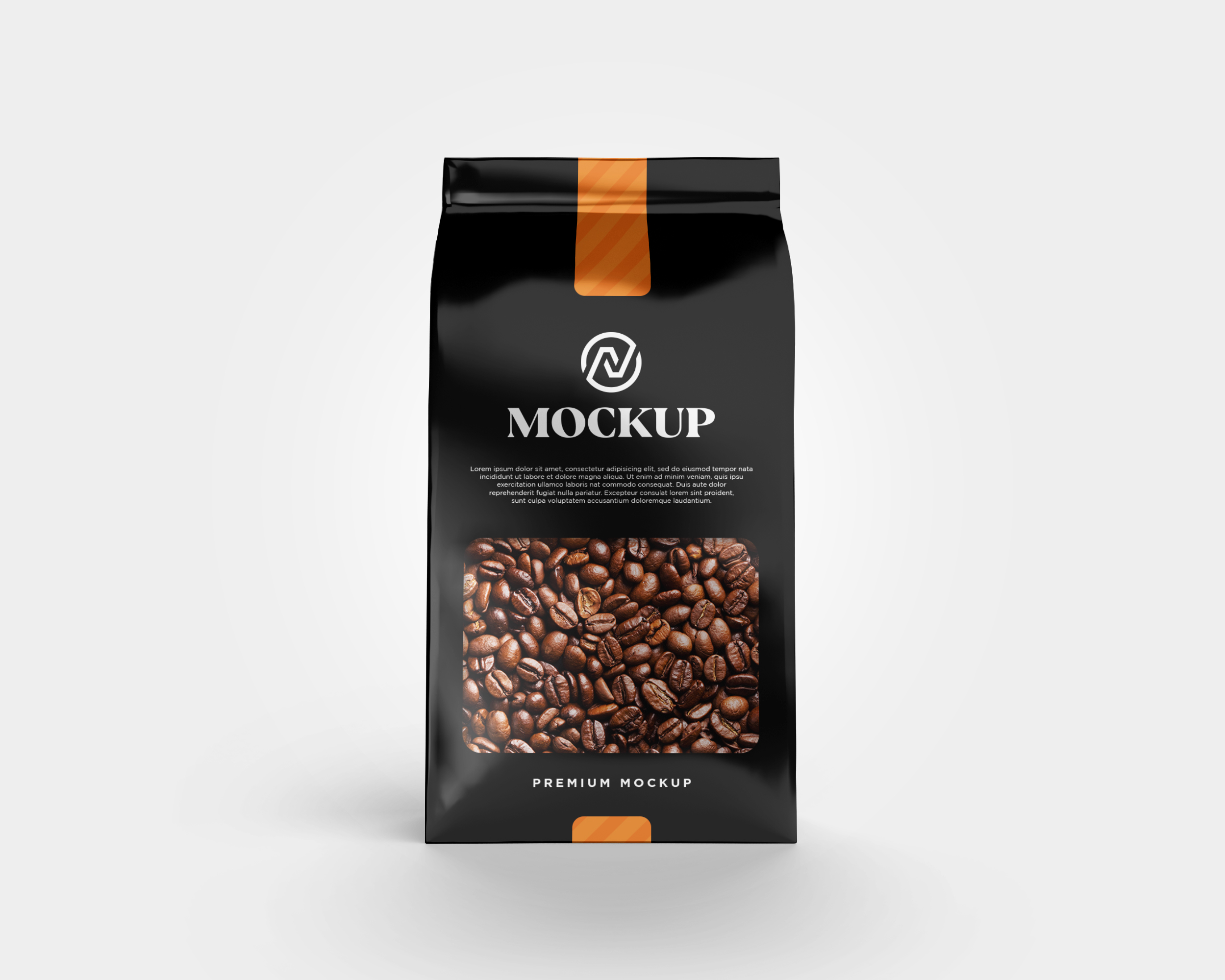16161243_Metallic_Bag_with_Coffee_Beans_Mockup_Front_View